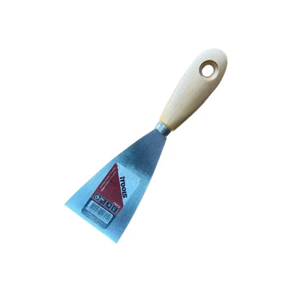 ESPATULA FLEXIBLE MANGO MADERA 100MM
