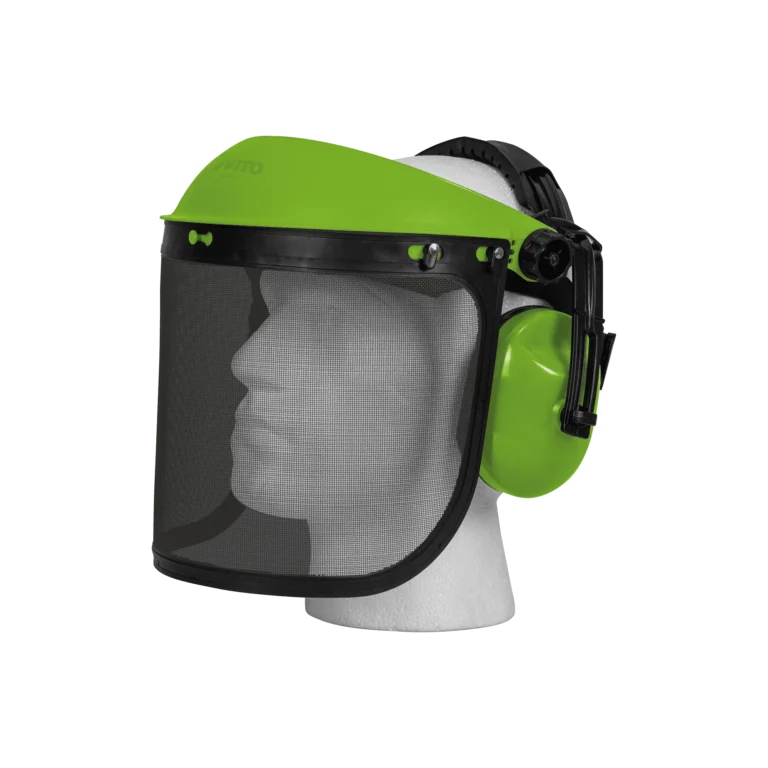 protector facial de malla