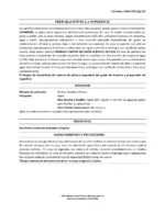 Instrucciones de preparación, aplicación, resistencia y almacenamiento de pintura.