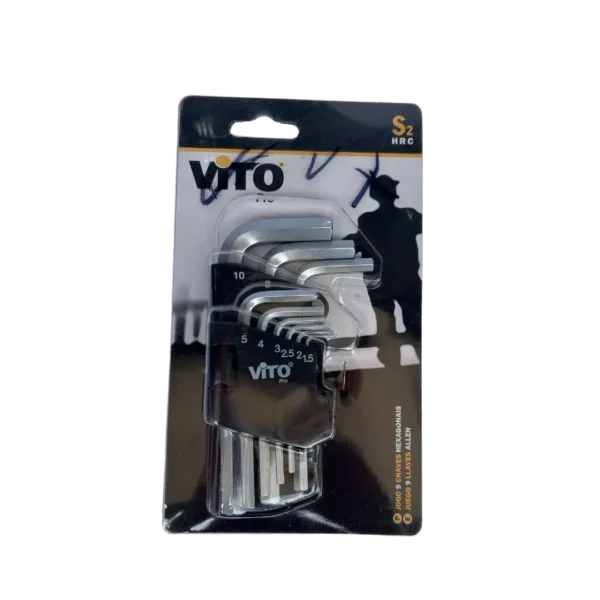 Juego llaves hexagonales Vito Pro