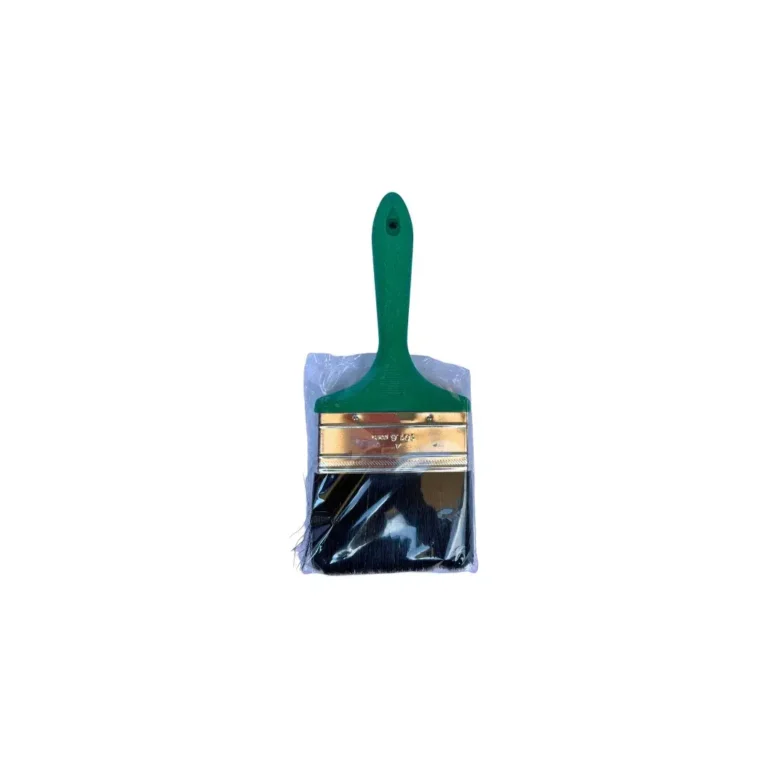 Brocha pintor con mango verde