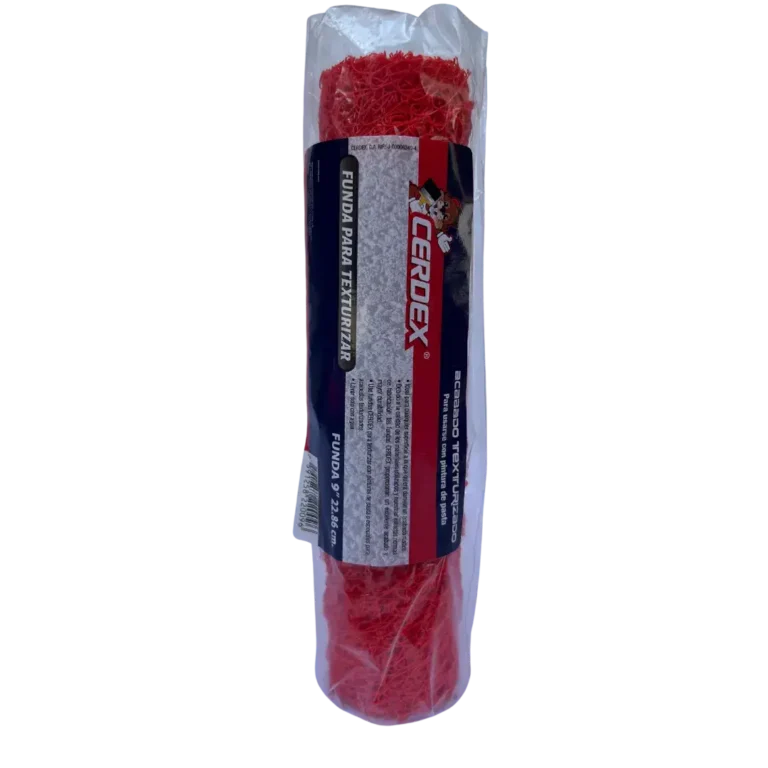 Funda texturizar roja Cerdex 23x7 cm