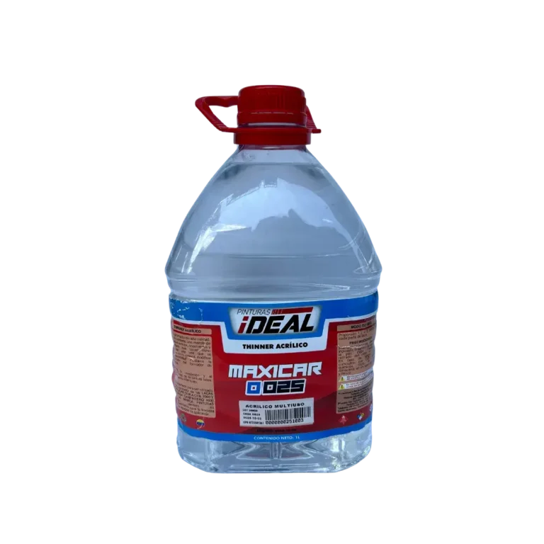Botella de thinner acrílico Ideal Maxicar