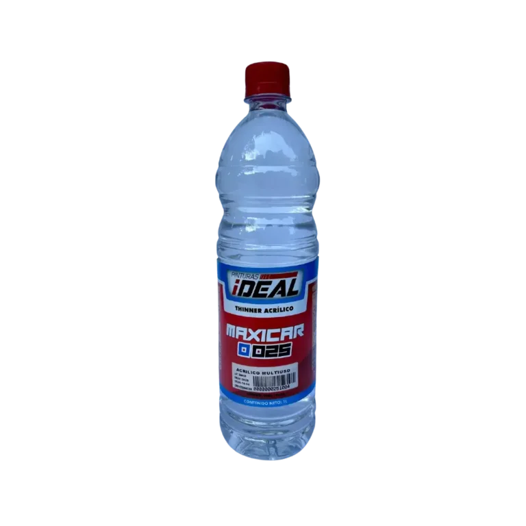 Botella de thinner acrílico Ideal