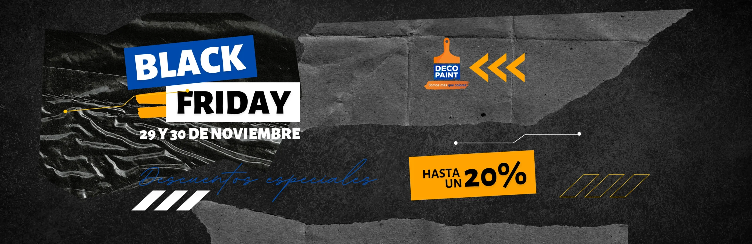 Black Friday descuentos hasta 20% noviembre.